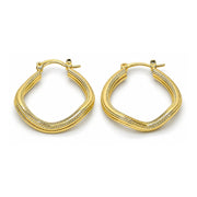 Oro Laminado Small Hoop, Gold Filled Style Polished, Golden Finish