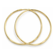 Oro Laminado Small Hoop, Gold Filled Style Polished, Golden Finish