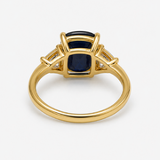 Adjustable Blue Sapphire Ring – Everyday Elegance You Can Feel