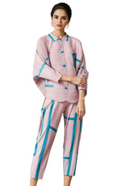 2 Piece Sets High Quality Loose Sleeve Tops and Wide Leg Pants