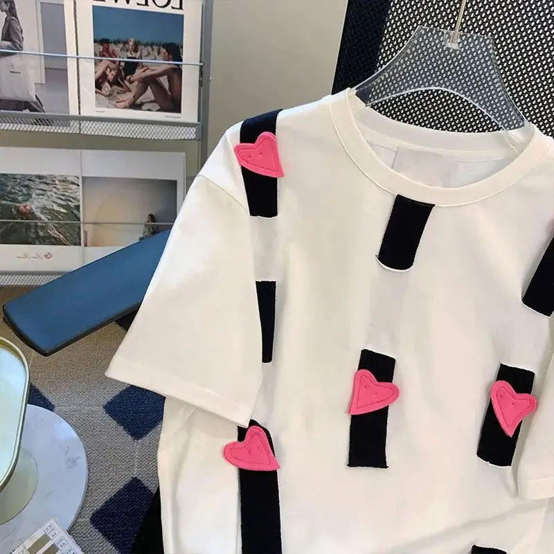 High quality cotton short sleeve round neck t-shirt