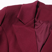 High quality high waist long sleeve V neck dress