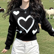 Elegant Long Sleeve Round Neck Tops with High Quality Print