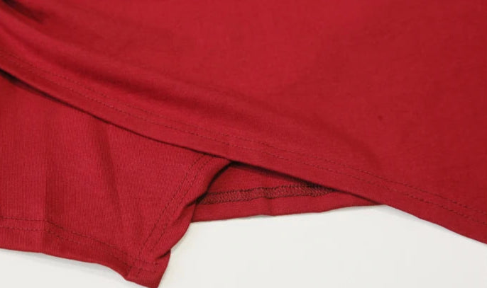 High Quality Pleated Cross Slash Neck Short Sleeve T-shirts