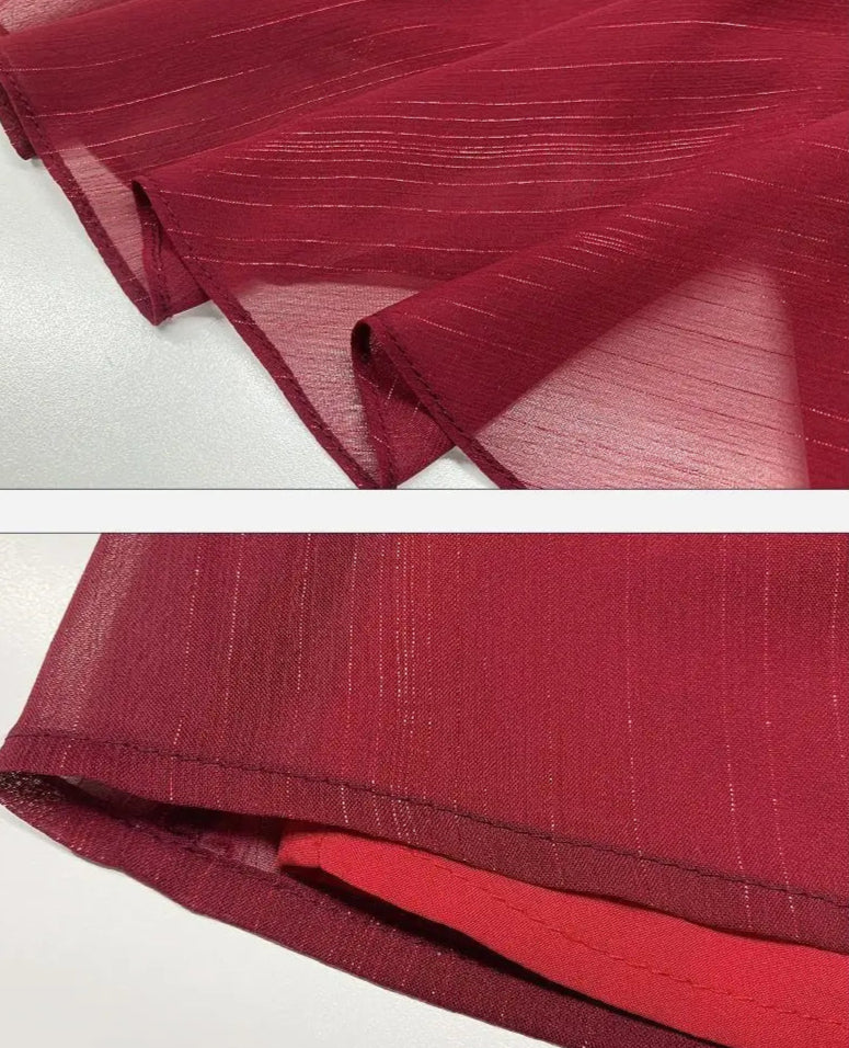 High Quality Round Neck Solid Color Short Sleeve Yarn Tops