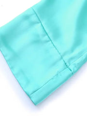 Women Fashion Solid Color Soft Satin Bow Tied Kimono Smock Blouse Female Long Sleeve Casual Shirt Chic BlusasTops LS2001