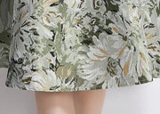 High Quality Sleeveless Knee Length Floral Cocktail Dress
